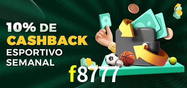 10% de bônus de cashback na f8777